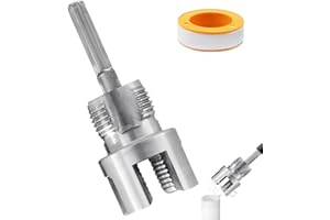 XZMCAT 1 Pcs Roscador Para Tubos PVC, Machuelo Manual Para Tuberías - 2 en 1 Herramienta de Roscado, Conjunto de Enrosca Tubos de 3/4", para Reparaciones Domésticas, Tuberías De Agua, Mangueras, Taladros