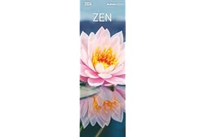 ‎ALPHA EDITION Zen 2024 - Lesezeichenkalender 5,5x16,5 cm - Ruhe - Entspannung - Lesehilfe - Alpha Edition