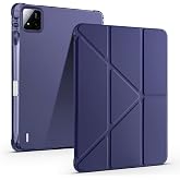 Aksesuarcim Xiaomi Mi Pad 8 ile Uyumlu Kılıf Silikon Yumuşak Kalem B&ouml;lmeli Esnek 4 Farklı Stand Olabilen Tablet Kılıfı Lacive