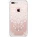 Produktbild kompatibel mit iPhone 6S Hülle,iPhone 6 Hülle,iPhone 6 6S Crystal Clear Silikon Hülle TPU Case Schutzhülle Case Durchsichtig,Henna Mandala Blumen Muster TPU Handyhülle,Mandala#5