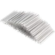 QUARKZMAN Glasfaser Schrumpfschläuche 300 Stück - 45mm Mit Edelstahl Für Netzwerkkabel