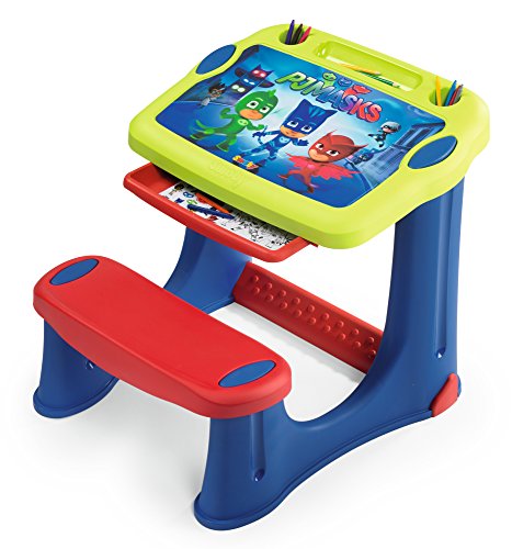 Preisvergleich Produktbild Smoby 420216 PJ Masks Schreibtisch, Blau / Rot / Grün