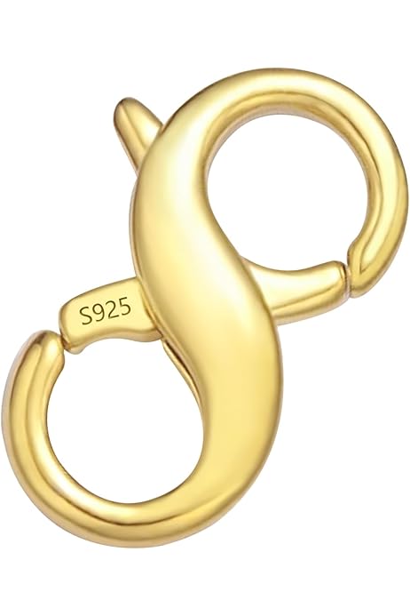 8 Fermagli Magnetici Per Gioielli ALEXCRAFT - Argento E Oro Per Collane, Bracciali E Cavigliere