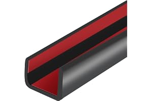 Gummikantband, självhäftande U-format skydd för plywood, skåp, 12mm träkantband, möbelreparation, Passar 11-13mm, Längd 6m, S