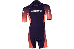 BEUCHAT Shorty néoprène 3MM Homme by Watts-Violet/Rose
