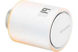 Netatmo NAV-PRO Smart Radiator Valve, componente aggiuntivo per termostato intelligente e per riscaldamento collettivo o teleriscaldamento