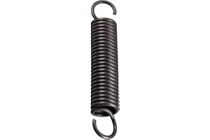 DTGN 2.5x18x100mm(WxODxL) Extension Spring - 1Pack - Good for Home Repair Machinery - Manganese Steel Extended Compressed Spring - Black