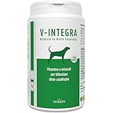 V-INTEGRA Cane Adulto - Integratore Completo Ricco di Vitamine e Minerali, per la Dieta Casalinga e Barf del Cane - 200g - Ma