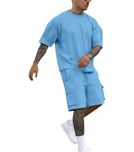 Generisch Waffle Jogginganzug Herren Trainingsanzug Produktbild-Vorschau 7