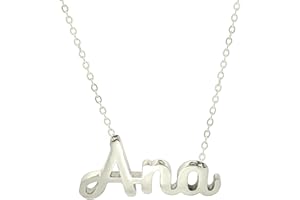 Only faith Collar para mujer con nombre personalizado Acero inoxidable Cadena colgante joya personalizada especial para amigas, novios