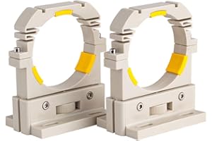 Cloudray 2 pièces Co2 support de Tube Laser en plastique Flexible diamètre de montage 80mm pour machine de découpe de gravure Laser 75-180W