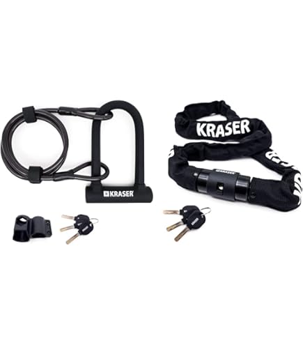 Simply Antivol En U Pour Vélo Avec Câble Et Support | Sécurité Maximale, Matériau De Haute Qualité | Résiste Aux Coupures Et Aux Manipulations | 3