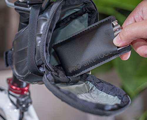 Fahrrad Multitool 8 in 1 Fahrradwerkzeug. Zuverlässiges, Kompaktes und Leichtes Reparatur-Set für Rennrad und Moutainbike, MTB Fahrräder. Massiver Edelstahl, Rostfrei. Multifunktions-Fahrradwerkzeugset mit langem Hebel. Inklusive Kostenloser Tasche und Lebenslange Garantie - 6