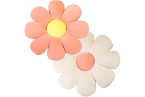 RHHGHY Lot De 2 Coussin Fleur, Oreiller Floral Mignon En Peluche Floral Coussin De Sol, Coussins Décoratifs, Coussin De Sol Enfant, Pour La Décoration De La Chambre D'enfant, De La Maison Et Du Canapé