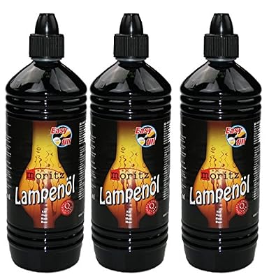 Moritz Huile pour lampes à huile Flambeau en bambou Flambeau de jardin et de mur - Plusieurs quantités sélectionnables : 1/3/6/12/24 litres, 3 l