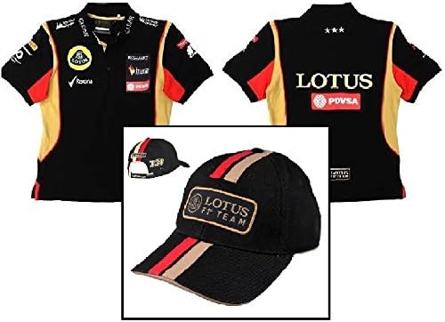 Lotus F1 Team 2014/5 Children Polo Shirt and Cap Age 9-10