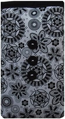 Cute Black Retro Print Mobile Phone Sock Pouch for Apple iPhone X