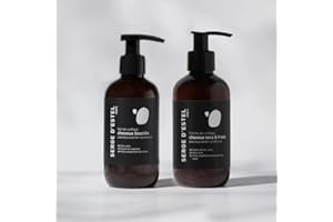 SERGE D'ESTEL PARIS Crème Cheveux Frisés 200ml et Gel de Coiffage Cheveux Bouclés 200ml Duo Coiffant Hydratant Restructurant et Disciplinant les Boucles 100% Vegan Made in Paris