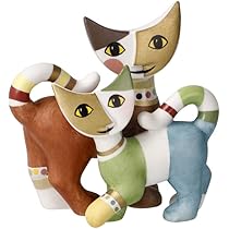 Figurine Goebel Rosina Wachtmeister – Mini-chat Carla – Porcelaine Multicolore – Déco 31400921