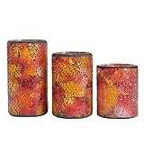 mosaik kerzenhalter rot Mosaik-Effekt, schafft eine beruhigende und angenehme Atmosphäre.