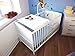 WHITE B4Beds© COT BED COTBED TOP CHANGER BABY CHANGING STATION