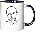 Produktbild Mister Merchandise Kaffeetasse Becher Wladimir Putin , Farbe: Weiß-Blau