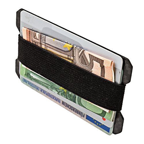 Preisvergleich Produktbild MOKEY® CARBON Karten Organizer - die clevere Geldklammer