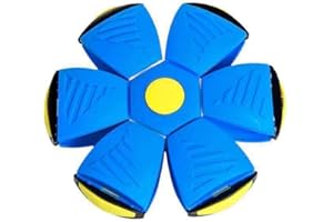 Eshining Magic UFO Ball, Deformed Flying Saucer Ball Frisbee Eltern-Kind-Spielzeug Strandspiele Outdoor-Sport-Geschenk für Jungen und Mädchen (Blau)