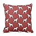 Produktbild Juziwen Boxer Dog Silhouettes Pattern Natural Ears Throw Pillow Case