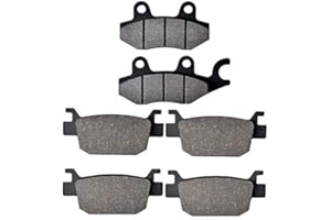 KYN for Peugeot Metropolis 400 RS/RX-R/Allure (3 Wheel Model/Nissin Caliper) 2017 2018 Disque Organique de Plaquettes de Frein Avant arrière de Moto