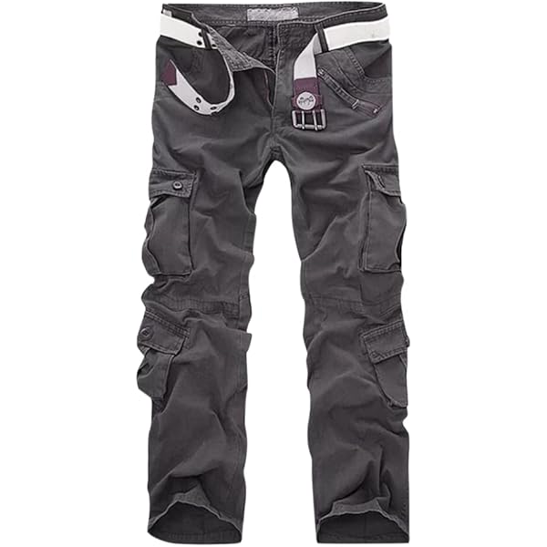 Pantalon De Travail Coton Loose Fit Multi-poches Pantalon