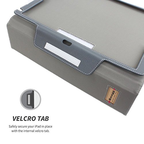 iPad Pro 12.9 (2017) Hülle Grau, Snugg Leder iPad Pro 12.9 (2017) Schutz Klapphülle Case Cover [Lebenslange Garantie] mit Ständer für Apple iPad Pro 12.9 (2017) - 9