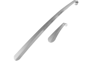 bremermann Łyżka do butów, zestaw 2 sztuk, 16 i 58 cm, ze stali nierdzewnej