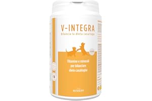 V-INTEGRA Gattino - Integratore Completo Ricco di Vitamine e Minerali, per la Dieta Casalinga del gatto cucciolo - 200g - Made in Italy
