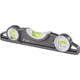 STANLEY FATMAX Torpedo Level FatMax ProTM 25 cm with Magnetic Base, Aluminum Construction, Lightweight and Accurate for Measu