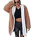 Produktbild Geili Damen Wintermantel Wollmantel Warme Künstliche Künstliche Wolle Jacken mit Kapuze Frauen Übergrößen Winterjacke Übergangsjacke Wintermode Teddy Fleecejacke Lange Fleecemantel
