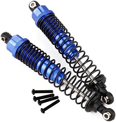 Yiguo 2pcs AX31013 Aluminum Rear Shock Absorber 130mm for 1:10 Axial Yeti Rock Racer 90026 Dark Blue