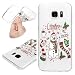 Produktbild Niocase Ssmsung S7 Hülle, Weihnachten Transparent Gemalt Muster Ultra Dünn Weich TPU Tasche Stoßfest Kratzfest Rutschfest Bumper Schutz Handyhülle für Samsung Galaxu S7