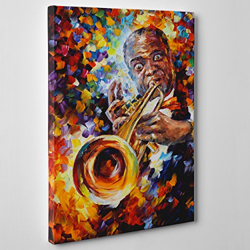 QUADRO SU TELA CANVAS - INTELAIATO - PRONTO DA APPENDERE - Arte Moderna - Leonid Afremov Style Impressionismo - Effetto Dipinto a Mano Olio- 50x70cm - Senza Cornice - (cod.336)