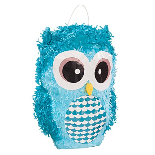 PINATA-SET: Pinata Süße Eule + Schläger + Maske + Trolli Süßigkeiten-Füllung + Konfetti – PARTYMARTY GMBH® - 2