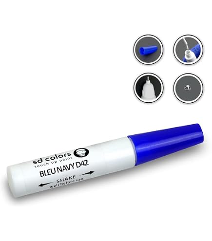 Kit Bombolette Spray Vernice Auto MG PRIME Per Renault F47 Bleu Cyclade Nacre Metallic, 400 Ml Base + Trasparente