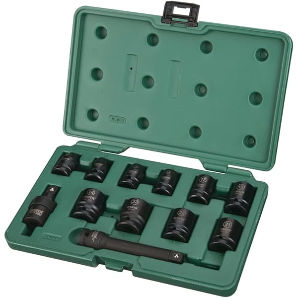 SATA 18-Piece Torx® Bit Socket Set, 1/4-Inch and 1/2-Inch Drive