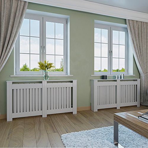 Design Heizkörperverkleidung Landhaus Heizungsverkleidung Heizkörper Abdeckung 1520mm - 3