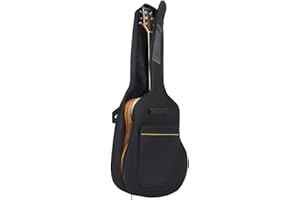 MALATEC ISO TRADE Gitarrentasche Gitarrenhülle 41''für Akustikgitarre und Klassikgitarren mit Rucksackgarnitur Schwarz 7880