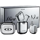 yoose Mini Hediye Seti (Tıraş Makinesi + Burun D&uuml;zeltici) - Tek Par&ccedil;a Metal G&ouml;vde, Sessiz Motor, IPX7 Su Ge&ccedil;irmez - Kompakt -