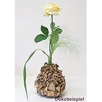 KORK VASE MIT GLASRÖHRCHEN / Naturdeko/ Osterdeko/ Tischdeko/ Lifestyle-Deko/ Muttertag/ Geburtstag/ Einzug/ Jubiläum/ Valentinstag