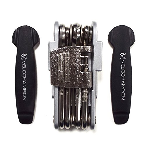 VeloChampion Bike „Gooj“ Multi-18-Tool mit Kettennieter und Tasche – Fahrrad-Kombiwerkzeug 18 MultiTool - 3