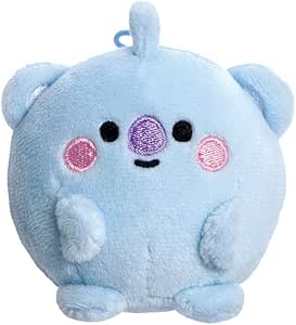 AURORA, 61493, BT21 Productos Oficiales MANG Invierno, Juguete Suave Morado Y Azul