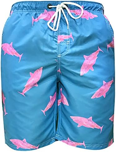 iPretty Men's Board Shorts Stripes Surf Beach Summer Swim Shorts