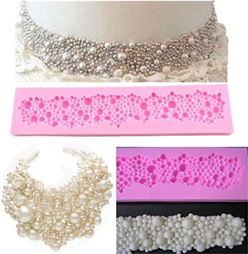 GAOMOJU&amp; 1Pcs New Design 3D Round Pearls Bubbles Mold Silicone Fondant Mould Cake Decor Chocolate Baking Molds